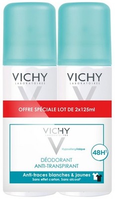 Vichy 48h Transfer-free Anti-perspirant Deodorant Spray 2 X 125ml