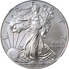 New Listing2014-W Silver American Eagle $1 NGC MS70 Burnished - STOCK