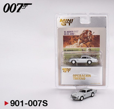 MINI GT Aston Martin DB5 JAMES BOND THUNDERBALL Spanish OPERACION TRUENO Blister