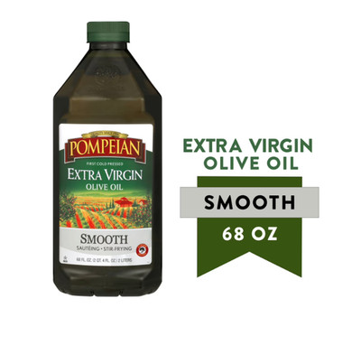 Pompeian Smooth Extra Virgin Olive Oil - 68 fl oz