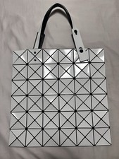 Bao Bao Issey Miyake Lucent Tote Bag White Prism Geometric Pattern With Tag