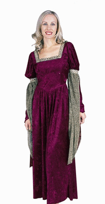 empire waist dress summer Chiffon Empire Waist Maxi Dress – Summer Party Gown 2618 Purple / M
