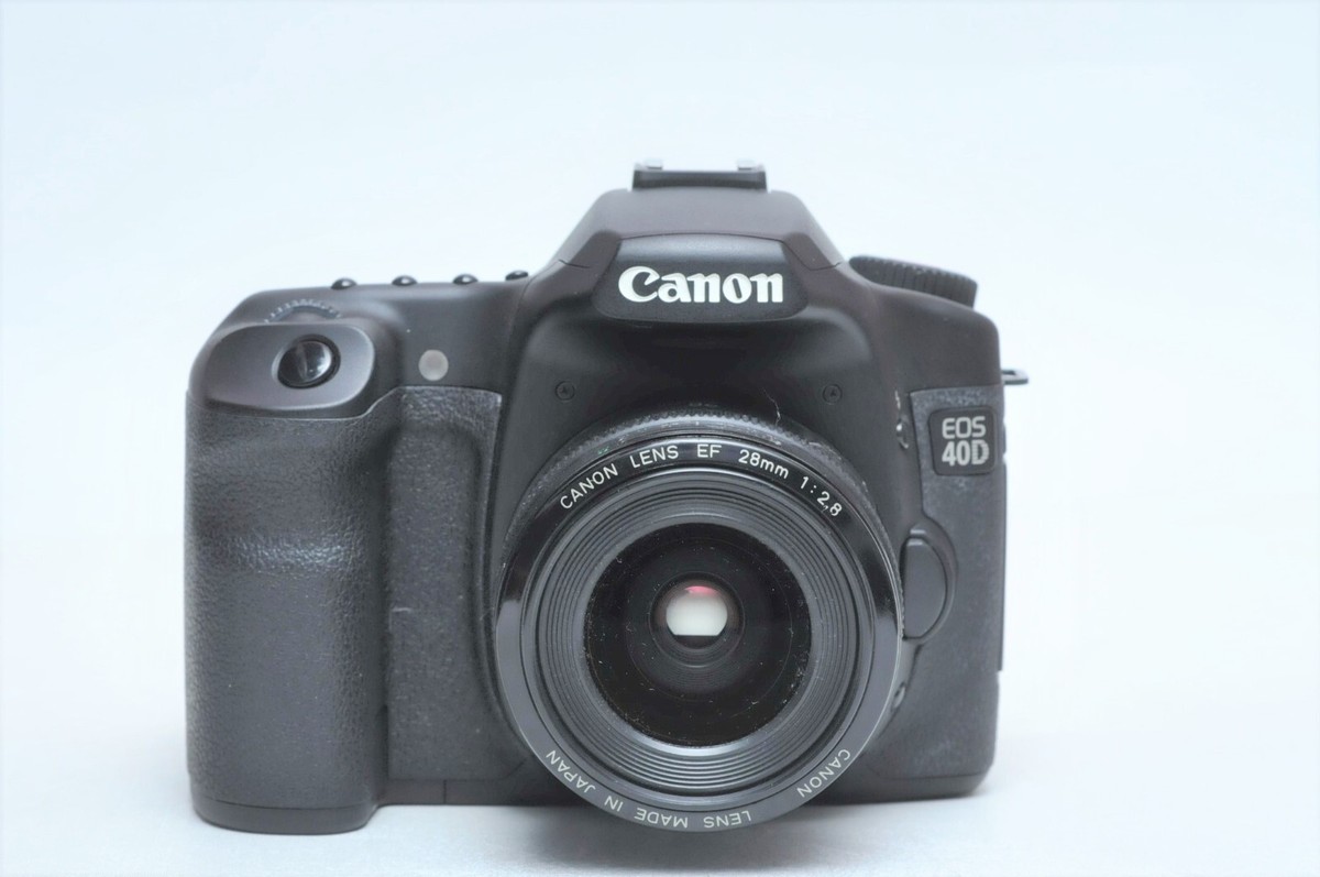 Canon EOS 40D DSLR Camera W/EF 28mm Wide Angle Prime Lens