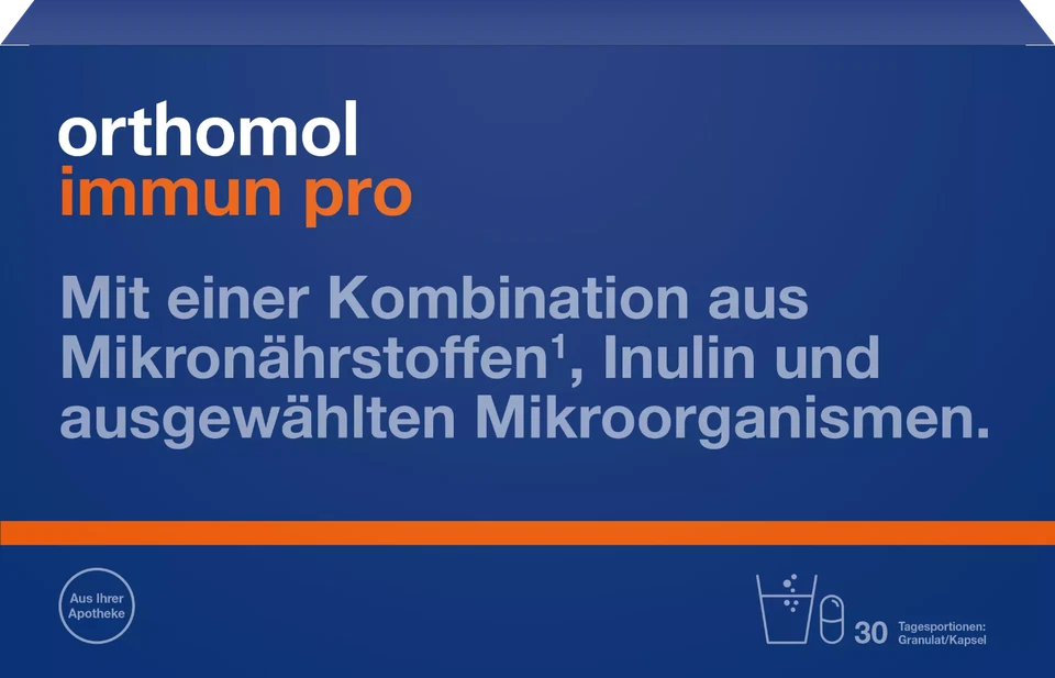 ORTHOMOL Immun Pro gránulos, 30 porciones diarias gránulos / cápsulas, PZN 13886293