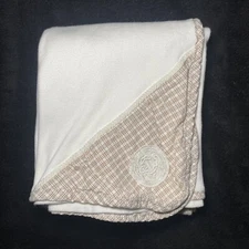 Baby Dior Blanket Monogrammed Gingham Reversible Receiving Soft Security Lovey