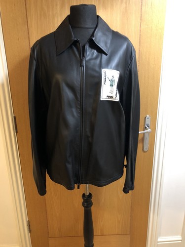Fendi Mens Leather Jacket IT 50 | eBay