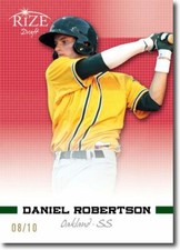DANIEL ROBERTSON 2012 Rize Rookie RED Paragon RC #/10