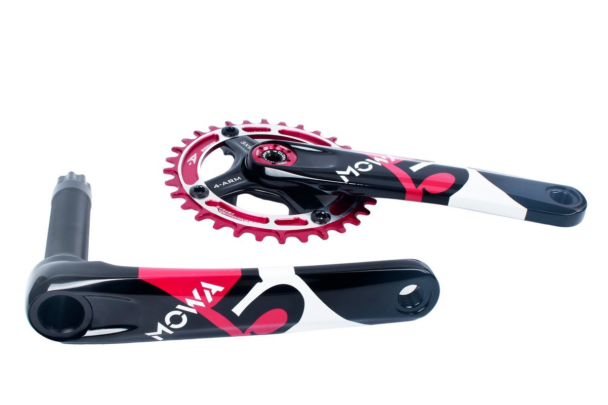 Guarnitura MOWA Five MTB 11 Velocità – 175mm – 36T Corona Rossa – Nero – Hollowtech II - Foto 3