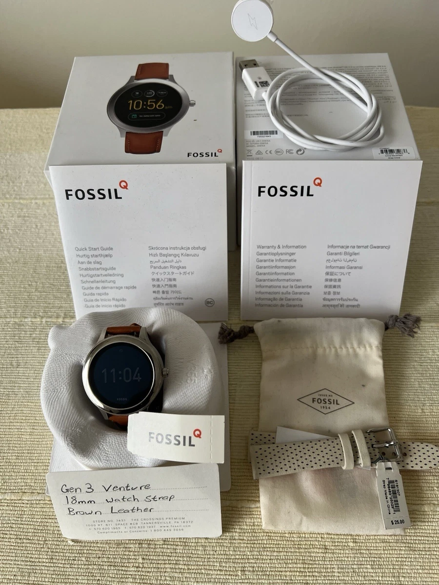 FOSSIL(フォッシル)q ventureスマートウォッチ FTW6005 FOSSIL（フォッシル）の「Fossil Q FTW6005 Venture Leather Smart