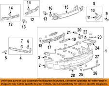 GM OEM 14-19 CTS Rear Bumper Bumper Components-Side Retainer 23270573