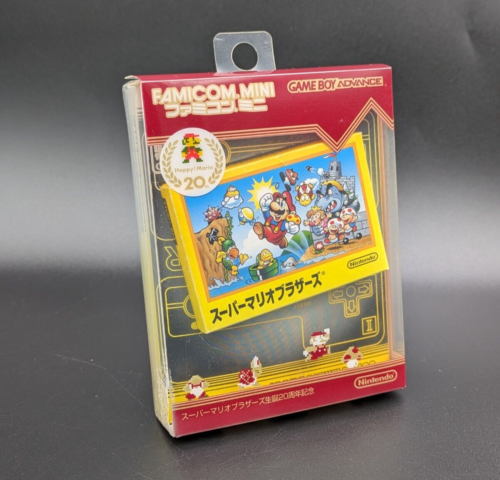 Nintendo - Gameboy advance - Famicom mini - jeu Super Mario bros - boite complet - Photo 1/8
