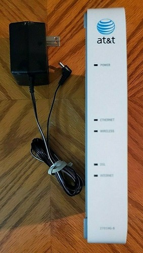 AT&T 2Wire 2701HG-B High Speed Internet DSL Wireless Gateway Modem Router - Picture 2 of 7