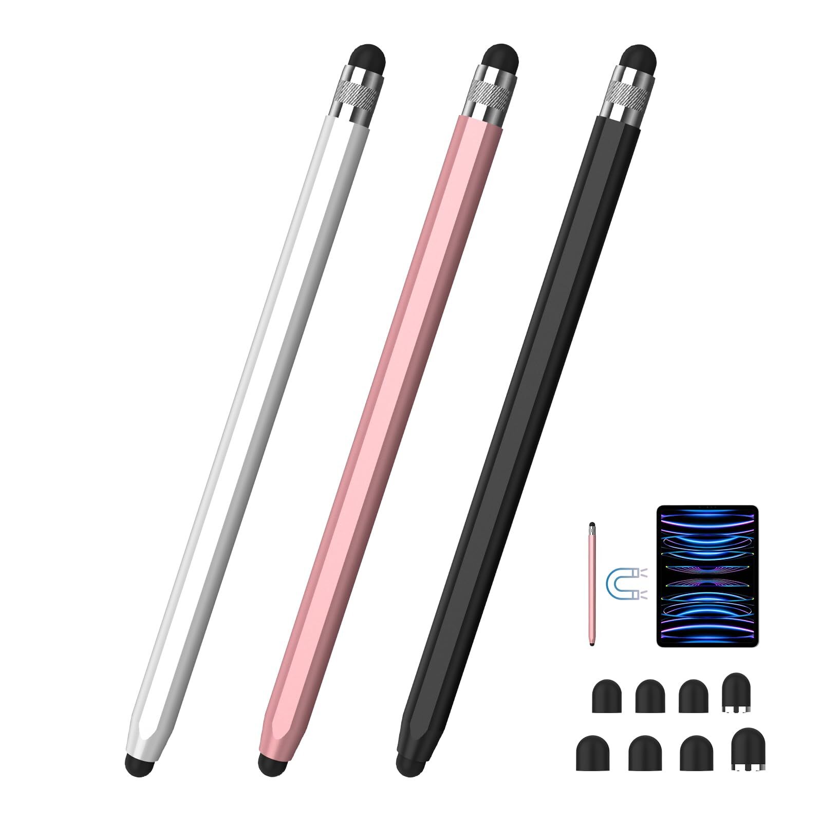 2-in-1 Magnetic Stylus Pen for Touch Screens with High Precision Sensitivity-image