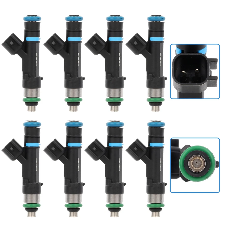 For Lincoln Town Car Ford Crown Victoria 4.6L 2006-2011 8PCS Fuel Injectors - Image 2 of 4