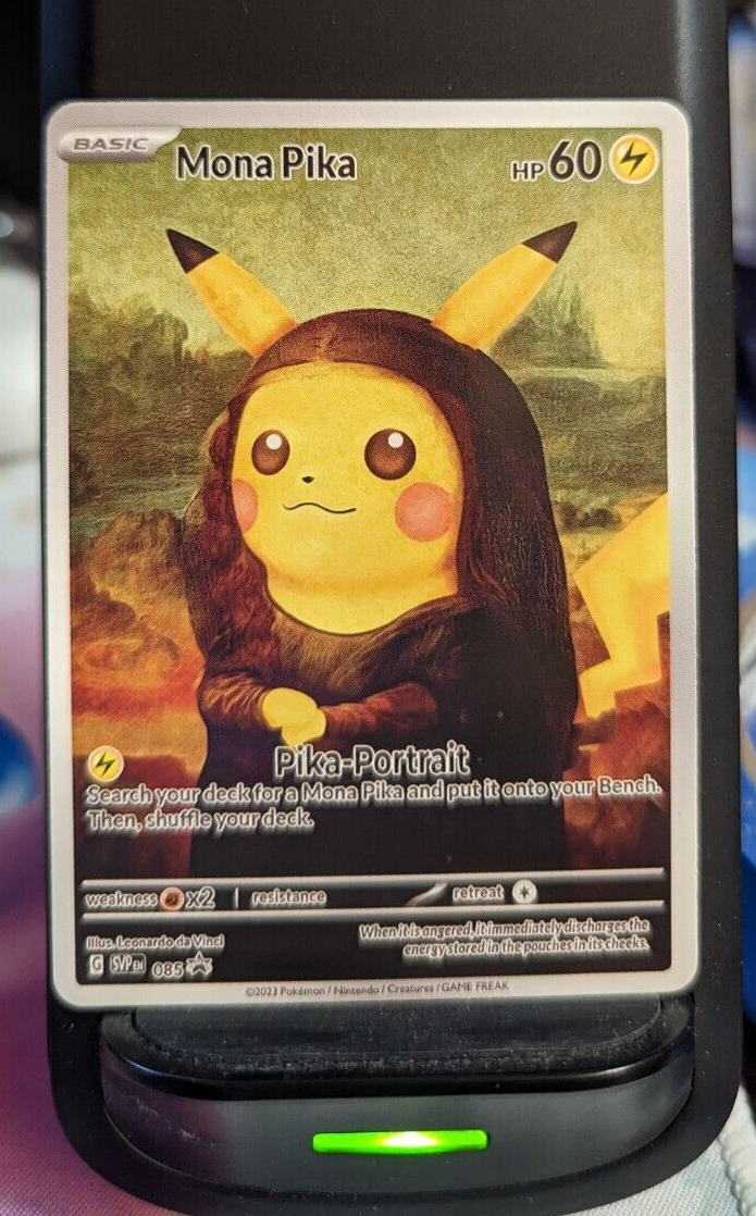 Pokémon × Van Gogh Mona Pika Pikachu | CUSTOM MADE CARD | eBay