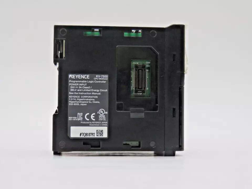 KEYENCE KV-7500 PLC CPU Module - 24VDC, High-Speed KEYENCE KV-7500 PLC CPU Module - 24VDC, High-Speed