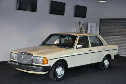 Mercedes Benz Automobile mit Diesel W123