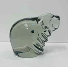 Vintage Murano Glass Livio Seguso Large Grey Elephant Seal - VERY RARE!