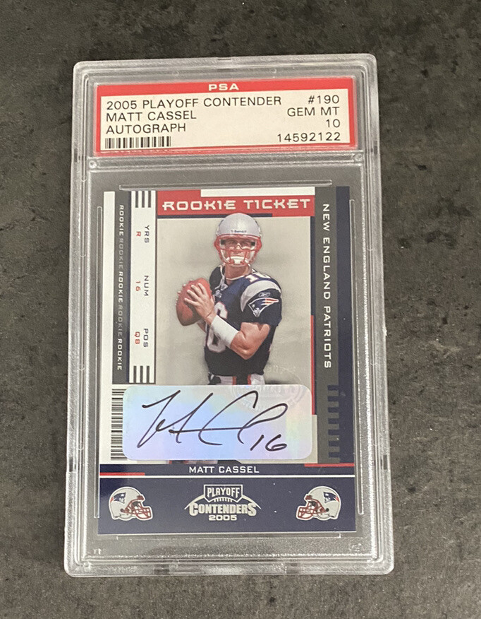 Matt Cassel Playoff Contenders #190 Autograph