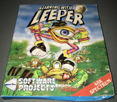 Learning With Leeper, SOFTWARE PROJECTS, Spectrum 48K Cassette, Big-Box - RAR