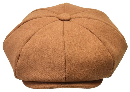 Lack Of Color Mesa Baker Boy Or Newsboy Cap Beige Woven | eBay