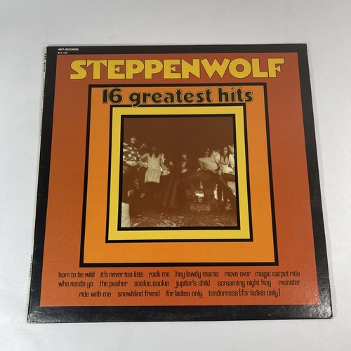 Steppenwolf 16 Greatest Hits LP Rock Acid12" 33 RPM Vinyl Record - Picture 2 of 9