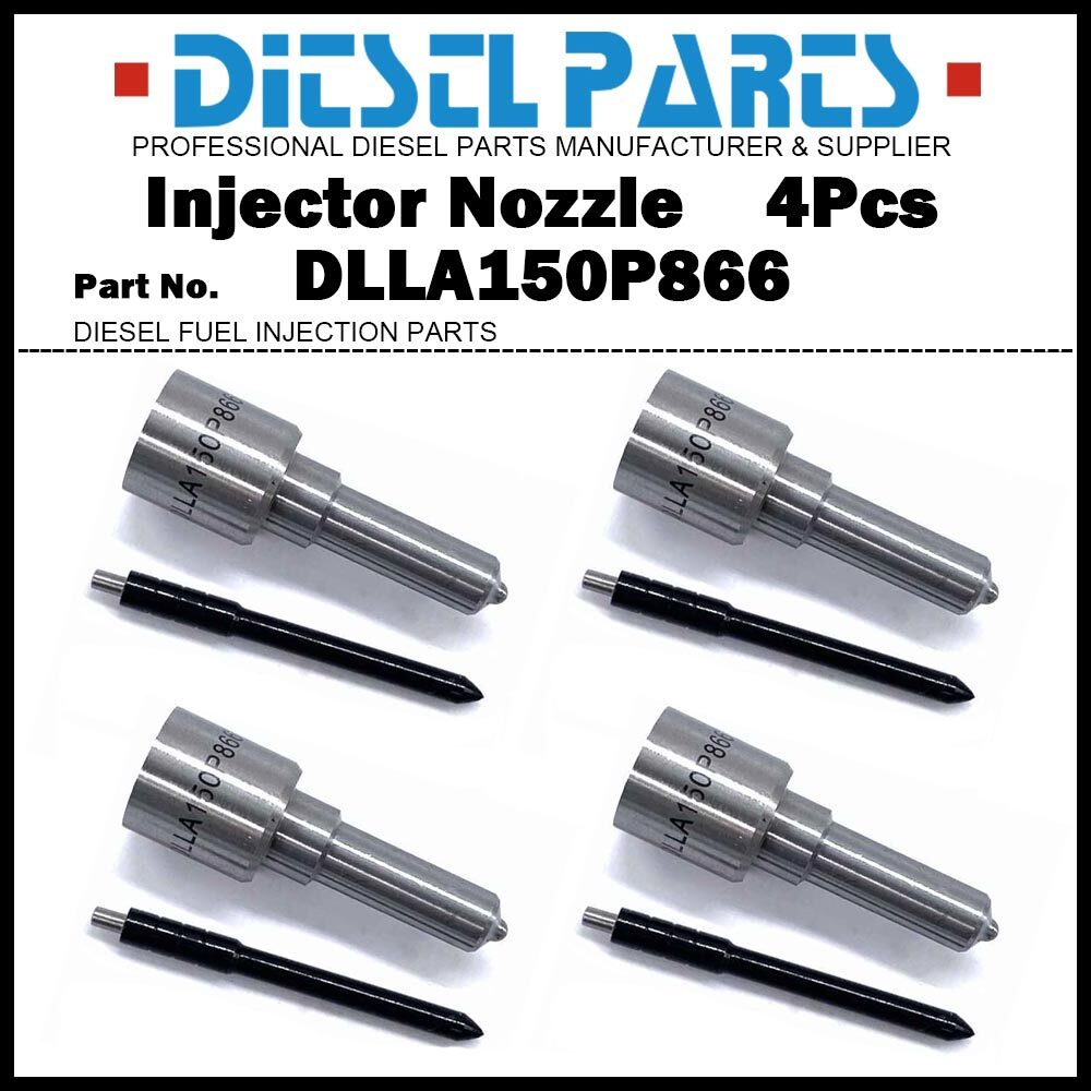 4x Fuel Injector Nozzle DLLA150P866 for HYUNDAI HD65/72/78 D4DD