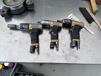Atlas Copco 3/8'' Drive Pneumatic Pistol Nut Runner  (Lot of 3)