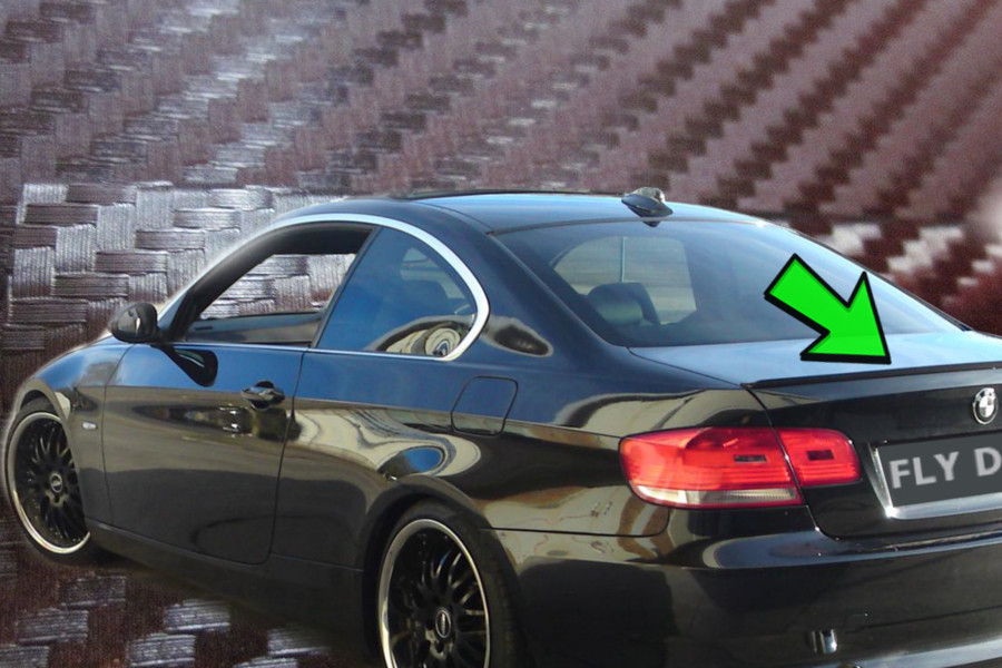 Suitable for BMW E92 E93, Carbon Spoiler Tuning Abrisskante Rear Spoiler