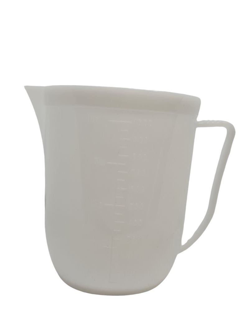 Plastic Jug 1 L Measuring Mixing Cup with Handle and Spout