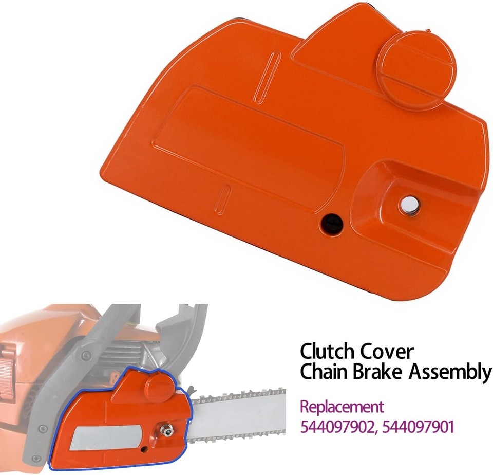 Kit Combinato Freno Catena Laterale E Coperchio Frizione, Pezzi Di Ricambio Per Motosega Hus Husqvarna 445 450 83332159 - Foto 4