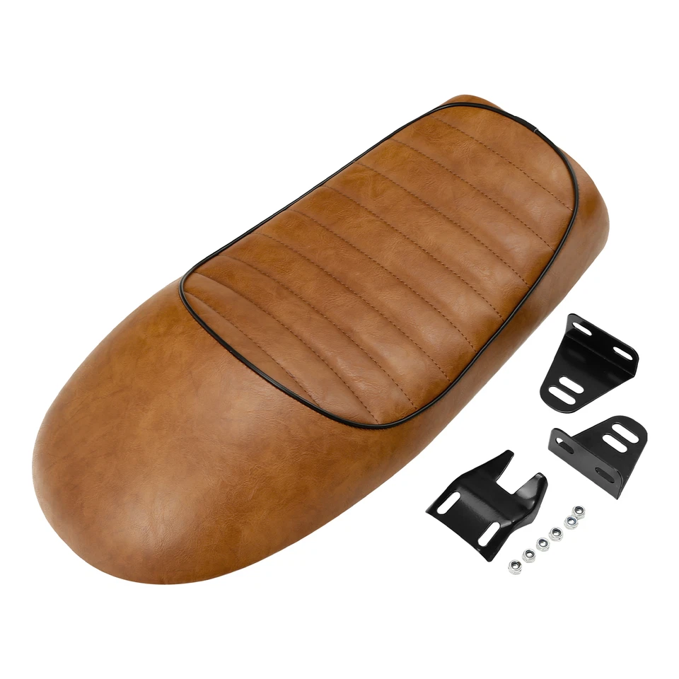 Motorcycle Vintage Cafe Racer Hump Saddle Seat Fit for Honda CB Suzuki GS Yamaha - Image 4 of 4