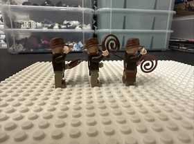 Lego Indiana Jones Minifigure 7627 7623 7625 7622 7628 7624 7626 Whip Satchel