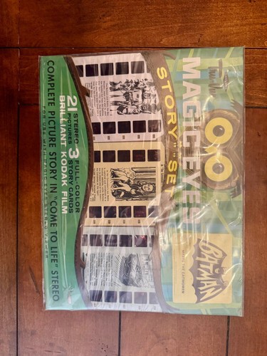 1966 BATMAN TRU-VUE MAGIC EYES VIEWER FACTORY SEALED W/ STORY SET! - Picture 8 of 9