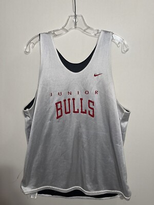90s nike Chicago Bulls シューティングシャツ /ジュニアL Nike Vintage Michael Jordan Chicago Bulls Jersey Youth Size