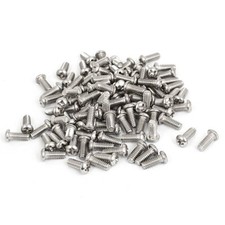 100 x Eurorack Module Screws - 2.5mm 3mm M2.5 M3 Zinc and Black