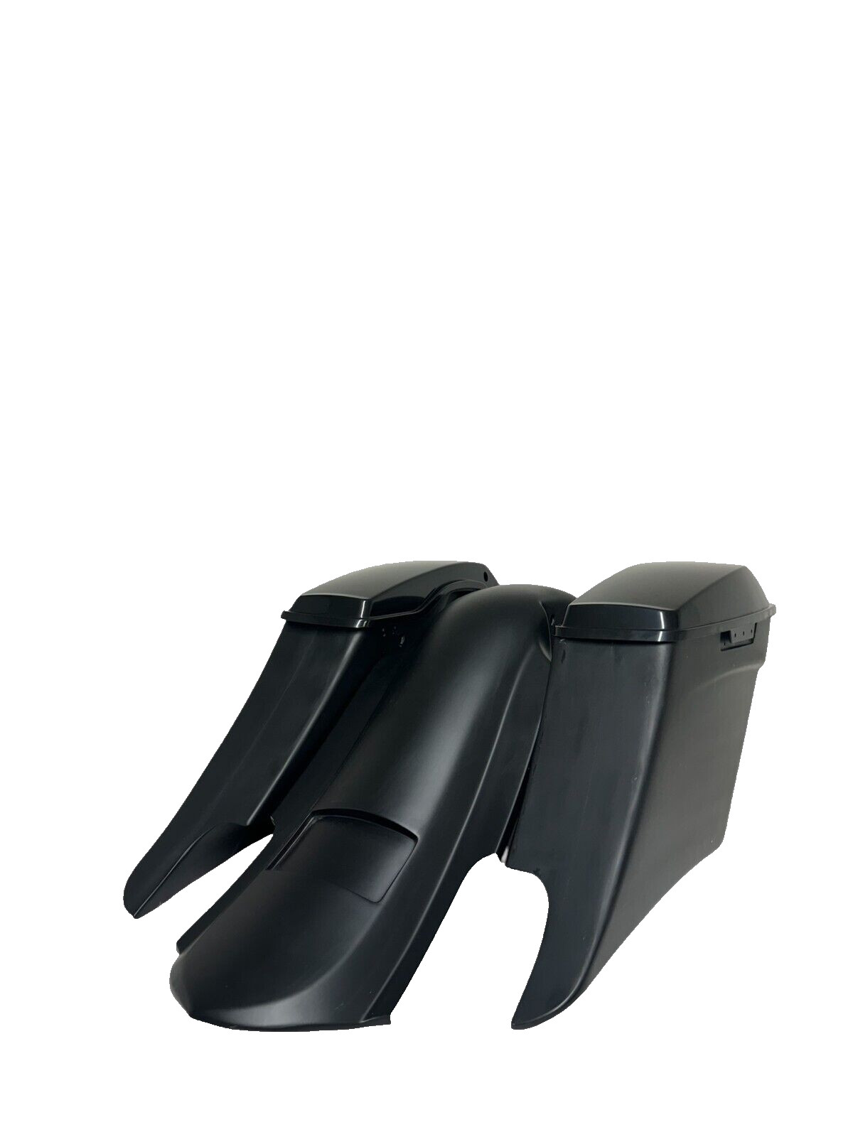 Harley Fiberglass Stretched  Flh Touring Bagger Saddlebags Down And Out 5/10