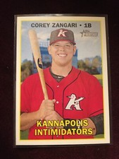 2016 Topps Heritage Minors Corey Zangari Card #118