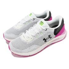 Under Armour HOVR Intake 6 UA White Black Pink Women Running Sports 3026141-103