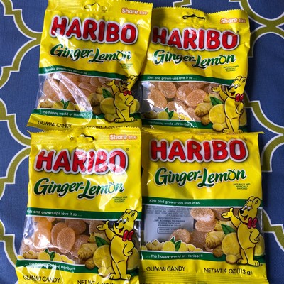 haribo ginger lemon gummy candy