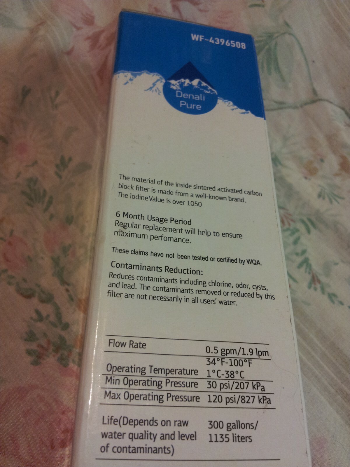 Denali Pure Water Filter Replacement
