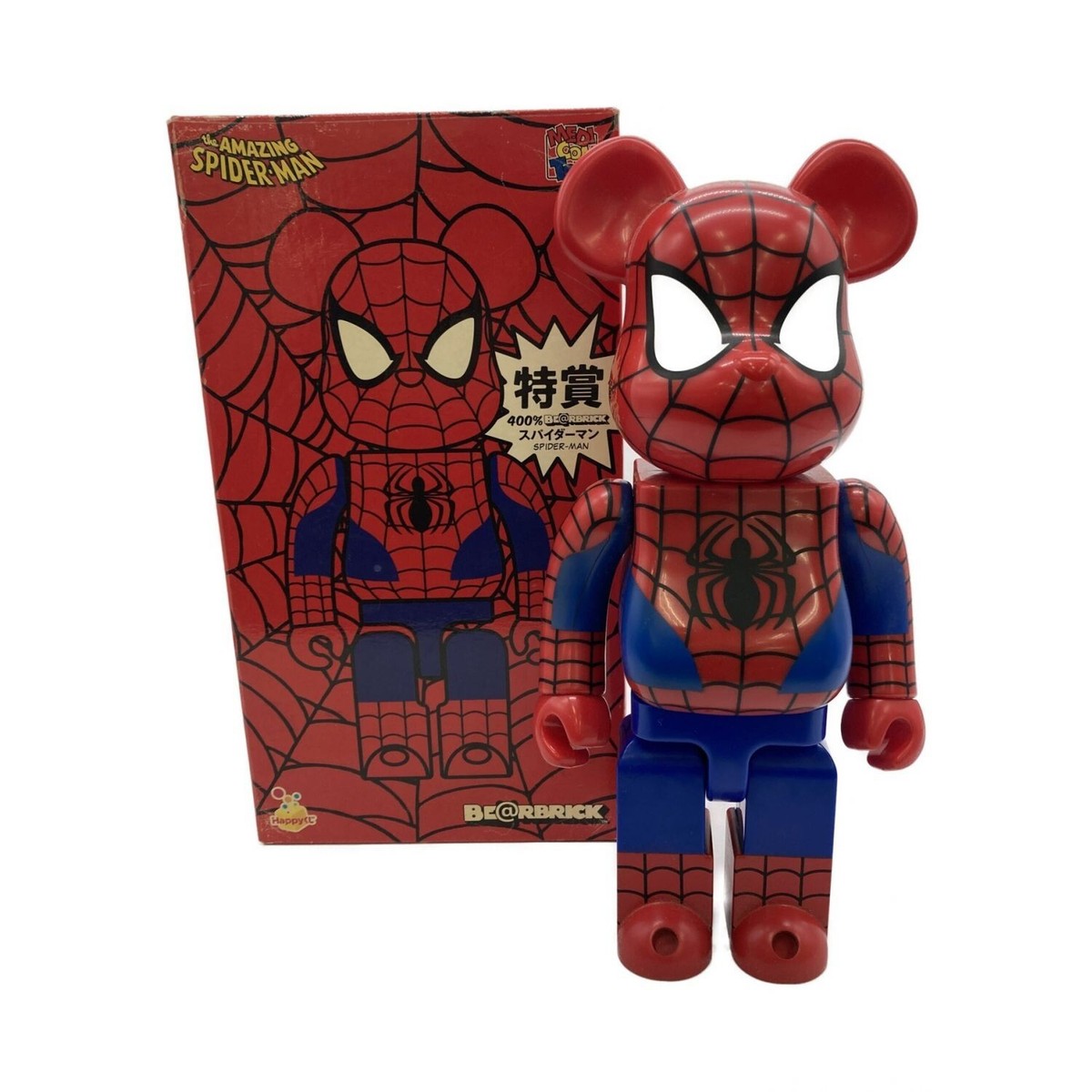 MARVEL Amazing Spider-man Be@rbrick 400% Happy Kuji 2012 MARVEL Amazing Spider-man Be@rbrick 400% Happy Kuji 2012