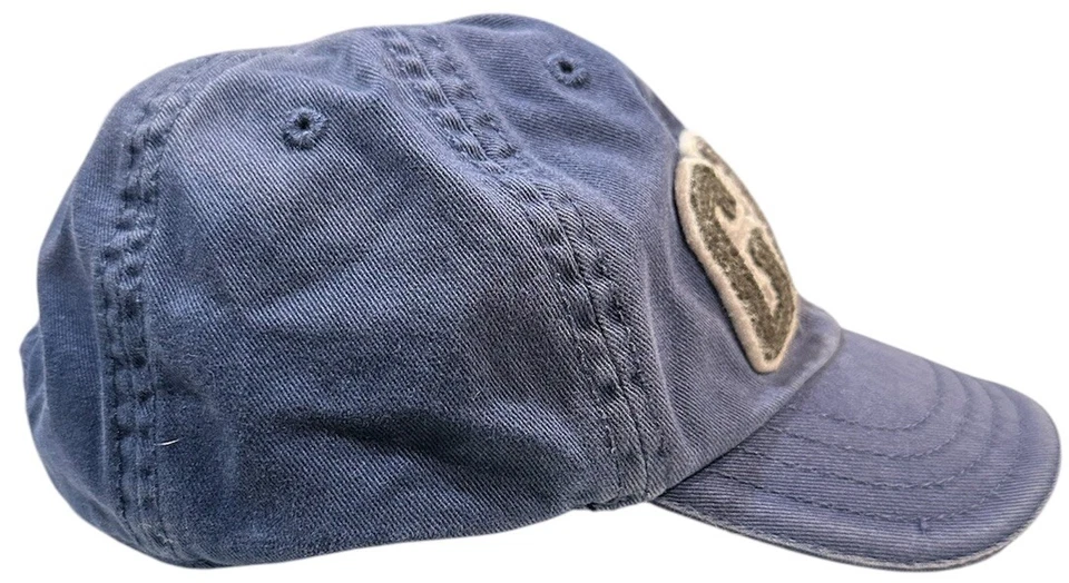 Gorra de béisbol Baby Gap azul blanco ajustada S/M Foto 4 de 4