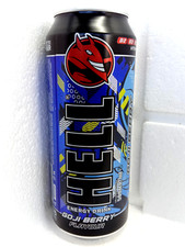HELL Energy Drink Empty Can 500ml Hungary for Ukraine 2025 Bottom Open