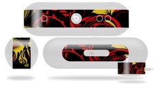 Skin for Beats Pill Plus Twisted Garden Red Yellow Decal Wrap