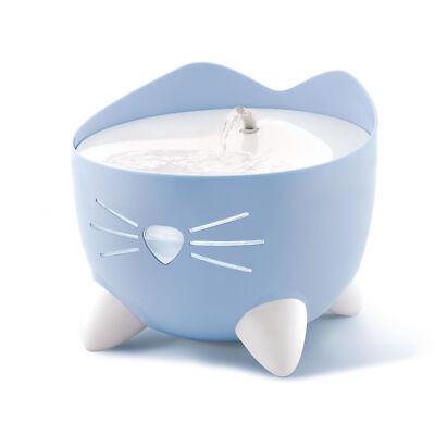 Catit PIXI - Katzentrinkbrunnen mit ca. 2,5L Volumen - Farbe: Blau 
