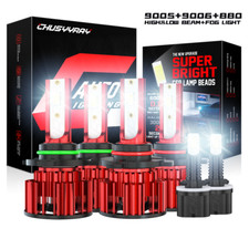 For Tahoe 2001-2006 - 6x Combo LED Headlight High Low Beam Fog Light Bulbs