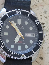 ORIGINAL CITIZEN AUTOMATIC 21 JEWELS DIVER'S 4-824164 RARE JAPAN MEN'S VINTAGE