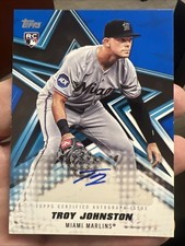 2026 Topps Series 1 Troy Johnston Baseball Stars Autograph Blue Foil /150