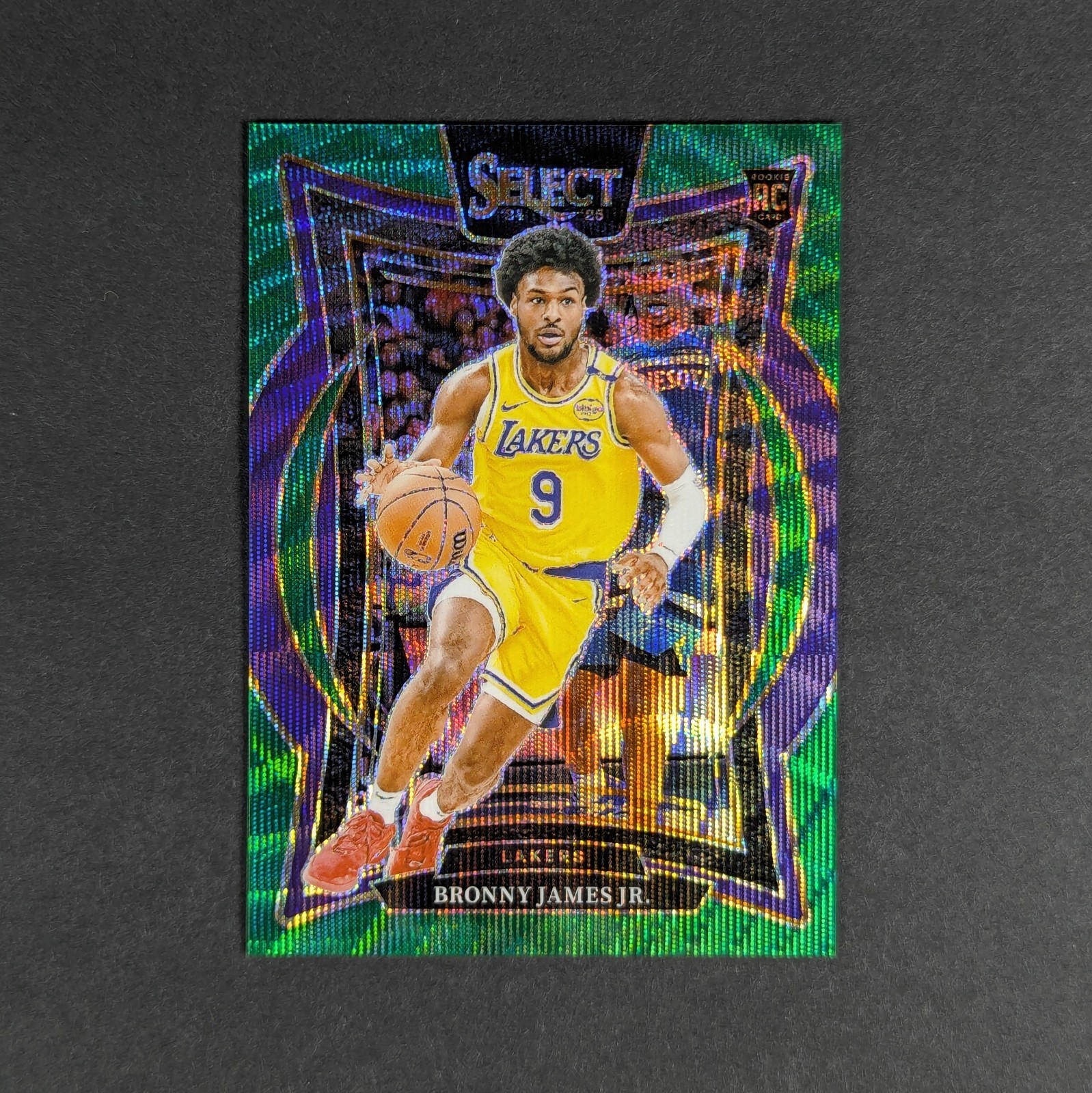 Bronny James 2024-25 Select Green Wave /50 #90 Rookie RC Concourse